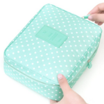 Kulturtasche #HappyHoliday - Mint mit Punkten Eigenmarke Kulturtasche #HappyHoliday - Mint mit Punkten