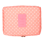 Kulturtasche #HappyHoliday - Rosa Punkte Eigenmarke Kulturtasche #HappyHoliday - Rosa Punkte