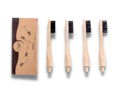 Happy Tabs Happy Tabs Bambus-Aufsteckbürsten - 4 Stück