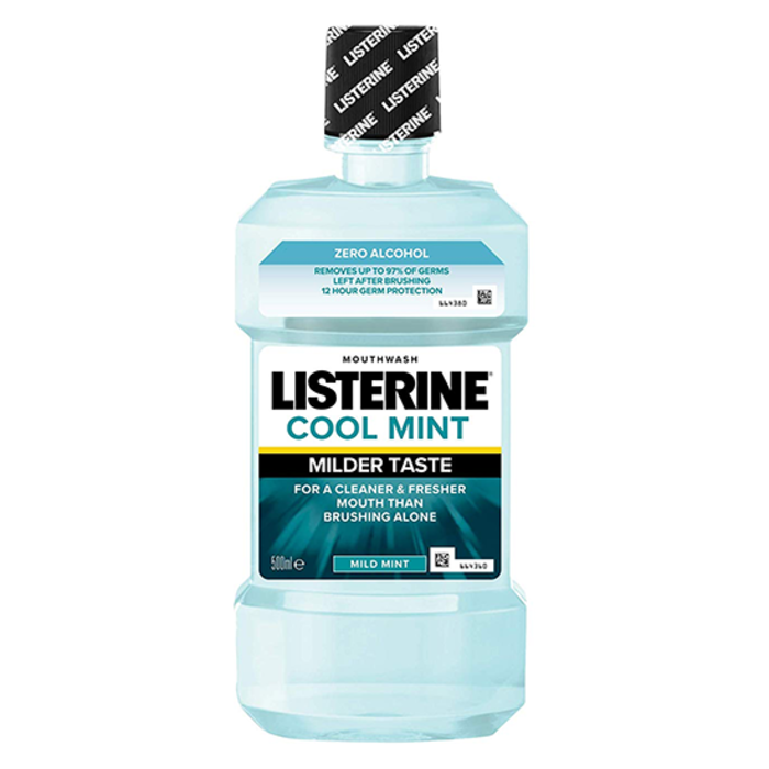 Listerine Listerine Cool Mint Milderes Geschmack Mundwasser - 500 ml