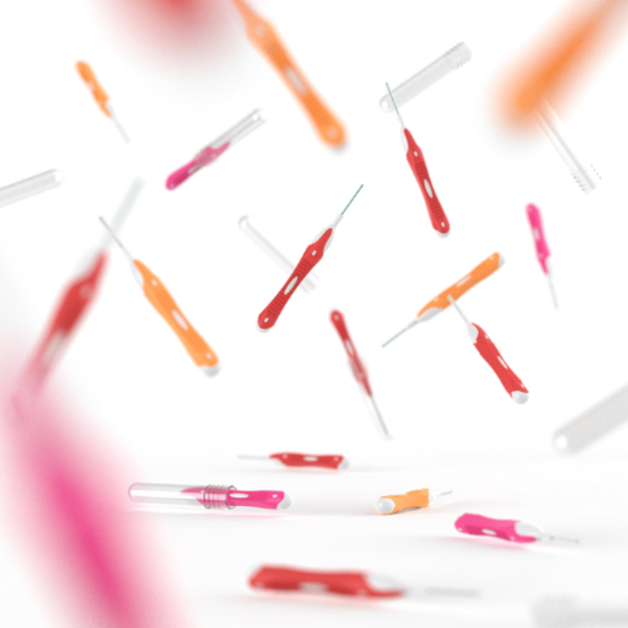 Ordo Ordo Interdentalbürsten 0.4 mm rosa - 6 Stück