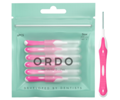 Ordo Ordo Interdentalbürsten 0.4 mm rosa - 6 Stück