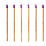 Bamboo Piksters Interdentalbürsten Right Angle Fine - Lila - 6 Stück Piksters Bamboo Piksters Interdentalbürsten Right Angle Fine - Lila - 6 Stück