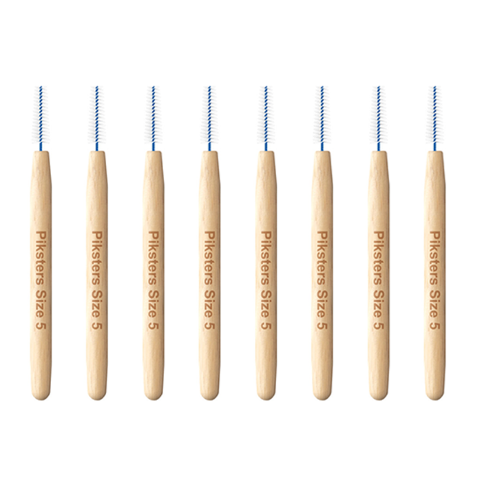 Piksters Bamboo Piksters Interdentalbürsten Large - Blau - 8 Stück