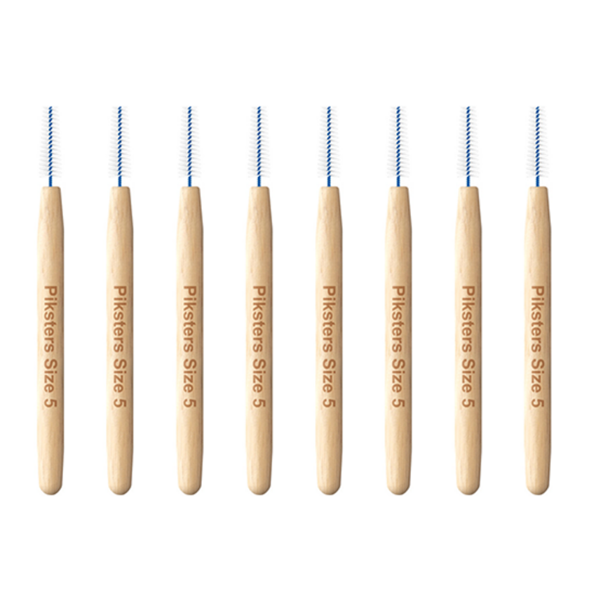 Piksters Bamboo Piksters Interdentalbürsten Large - Blau - 8 Stück