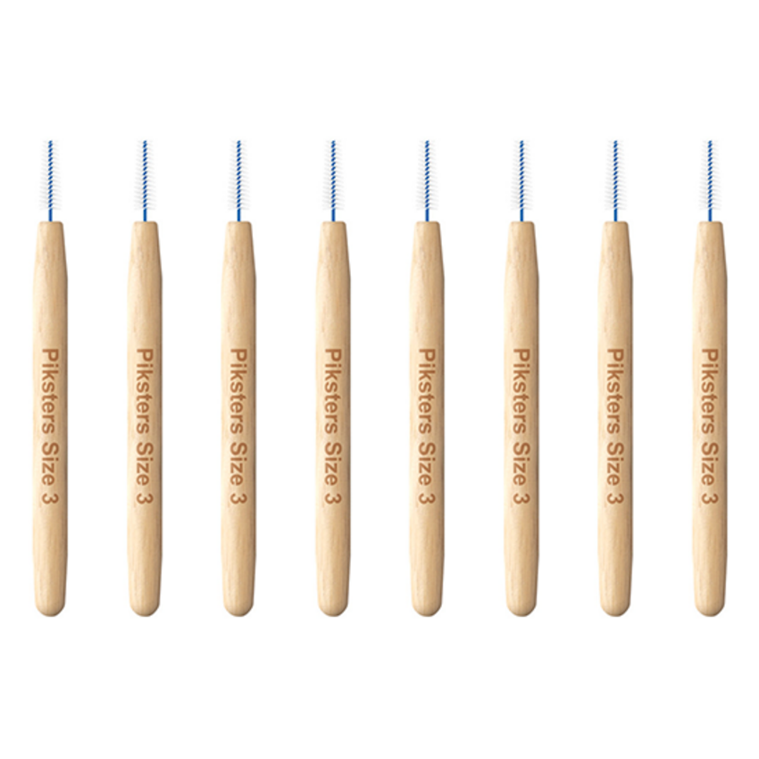 Bamboo Piksters Interdentalbürsten Regular - Gelb - 8 Stück Piksters Bamboo Piksters Interdentalbürsten Regular - Gelb - 8 Stück