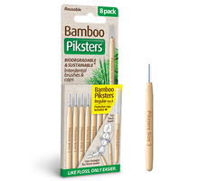 Piksters Bamboo Piksters Interdentalbürsten Regular - Gelb - 8 Stück