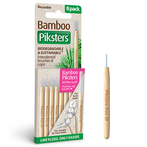 Bamboo Piksters Interdentalbürsten XX Fine - Rosa - 8 Stück
