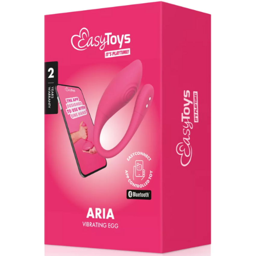 EasyConnect - Vibrierendes Ei Aria, app-gesteuert EasyToys EasyConnect - Vibrierendes Ei Aria, app-gesteuert