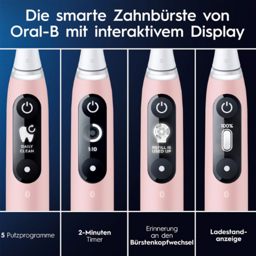 Oral-B iO Series 6N Pink Sand Elektrische Zahnbürste Oral-B Oral-B iO Series 6N Pink Sand Elektrische Zahnbürste