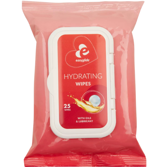 EasyGlide Feuchtigkeitstücher mit Gleitmittel und Ölen - 25 Stück EasyGlide EasyGlide Feuchtigkeitstücher mit Gleitmittel und Ölen - 25 Stück