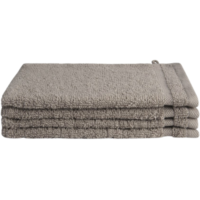 Byrklund Byrklund Waschlappen 16x21 cm Taupe - 4 Stück