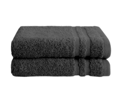 Byrklund Byrklund Gästehandtücher 30x50 cm Anthrazit - 2 Stück