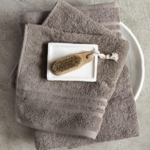 Byrklund Handtuch 50x100 cm Taupe Byrklund Byrklund Handtuch 50x100 cm Taupe