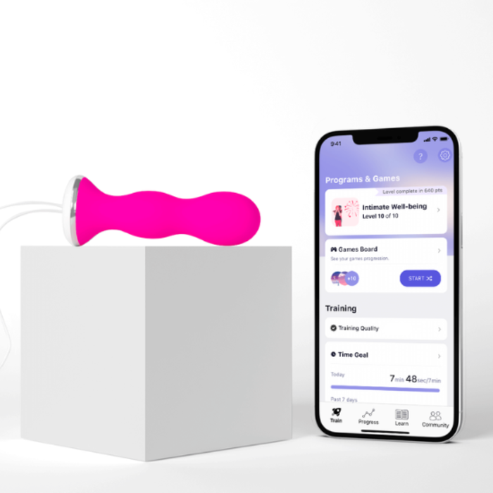 Perifit Perifit Kegeltrainer - Beckenboden-Coach mit App – Rosa