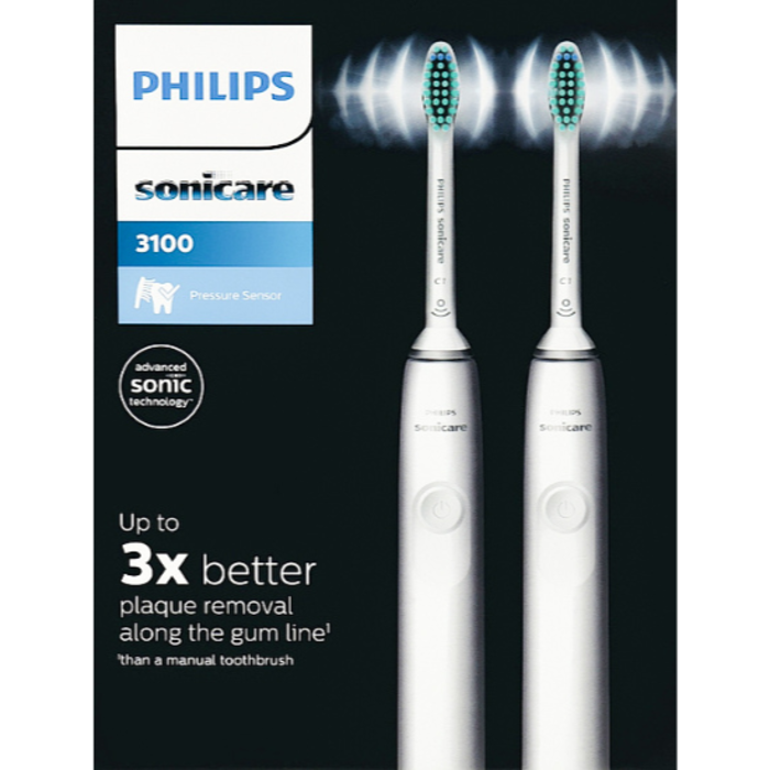 Philips  Philips Sonicare 3100 White + Extra Handstück HX3675/13