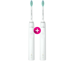 Philips  Philips Sonicare 3100 White + Extra Handstück HX3675/13