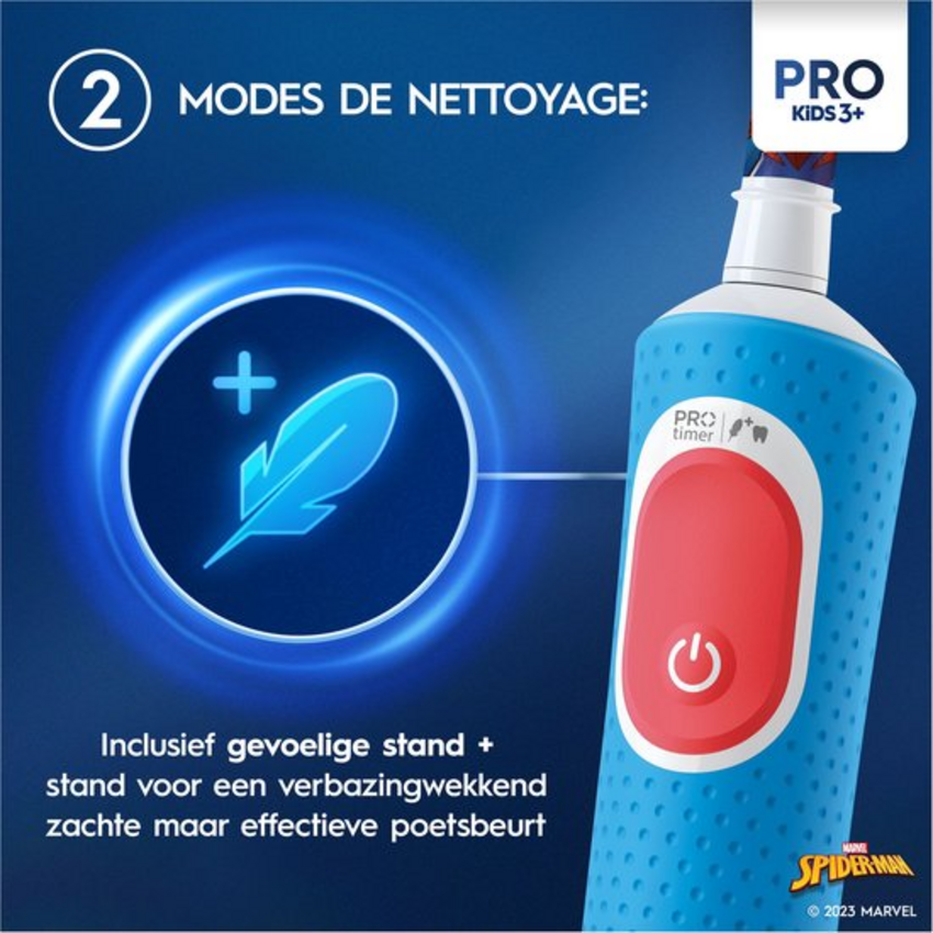 Oral-B PRO Kids 3+ Spider-Man Elektrische Zahnbürste Oral-B Oral-B PRO Kids 3+ Spider-Man Elektrische Zahnbürste