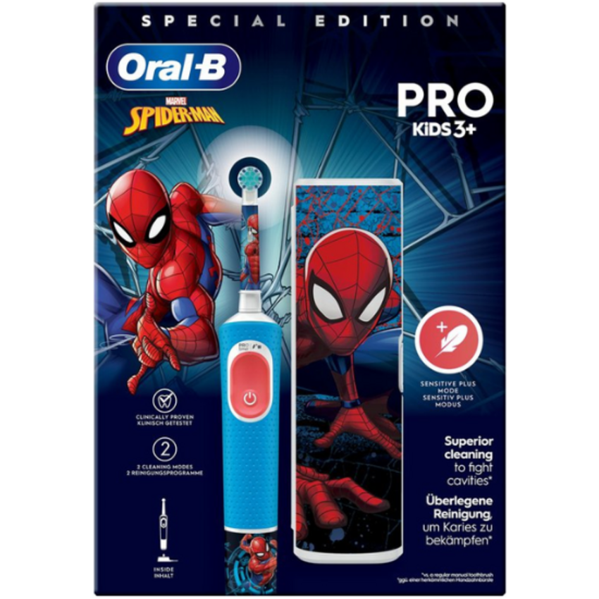 Oral-B PRO Kids 3+ Spider-Man Elektrische Zahnbürste Oral-B Oral-B PRO Kids 3+ Spider-Man Elektrische Zahnbürste