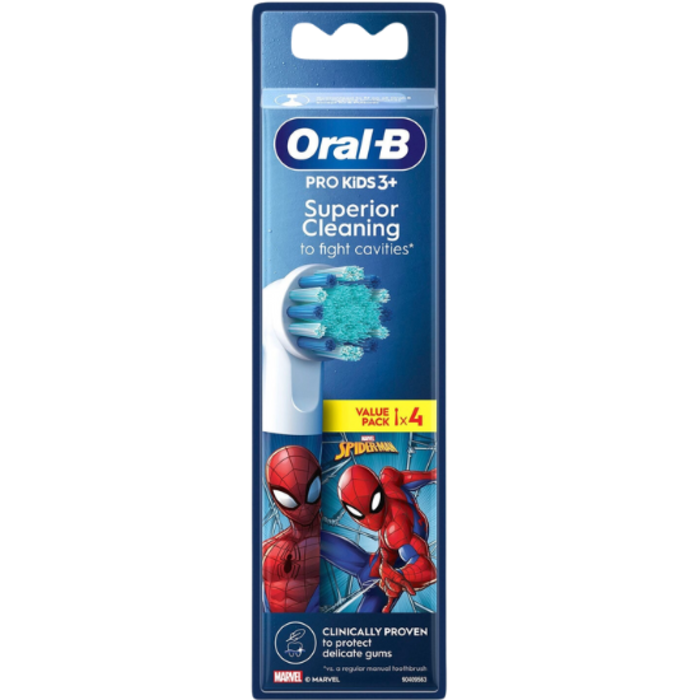 Oral-B Oral-B PRO Kids 3+ Spider-Man Aufsteckbürsten - 4 Stück