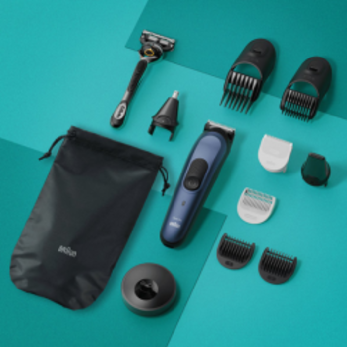 Braun Braun Series 7 MGK7421 AutoSense 10-in-1 Multi-Trimmer - Bart, Körper und Haare - Blau