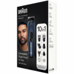 Braun Series 7 MGK7421 AutoSense 10-in-1 Multi-Trimmer - Bart, Körper und Haare - Blau Braun Braun Series 7 MGK7421 AutoSense 10-in-1 Multi-Trimmer - Bart, Körper und Haare - Blau
