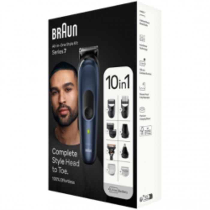 Braun Braun Series 7 MGK7421 AutoSense 10-in-1 Multi-Trimmer - Bart, Körper und Haare - Blau