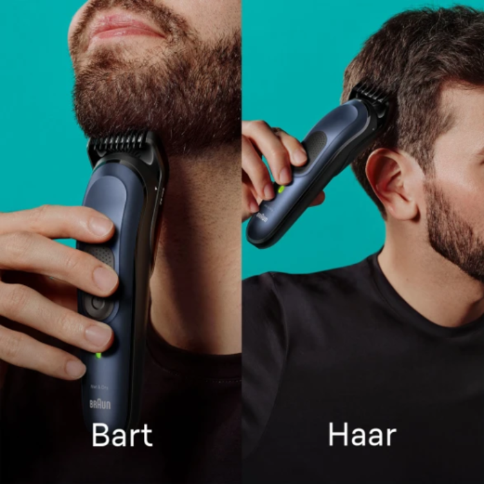 Braun Braun Series 7 MGK7421 AutoSense 10-in-1 Multi-Trimmer - Bart, Körper und Haare - Blau