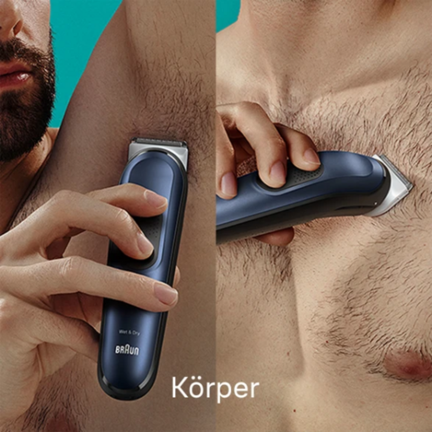 Braun Series 7 MGK7421 AutoSense 10-in-1 Multi-Trimmer - Bart, Körper und Haare - Blau Braun Braun Series 7 MGK7421 AutoSense 10-in-1 Multi-Trimmer - Bart, Körper und Haare - Blau