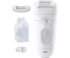 Braun Braun Silk-épil 5 5-011 Wet & Dry Epilierer - Für einfache Haarentfernung - Weiß/Grau