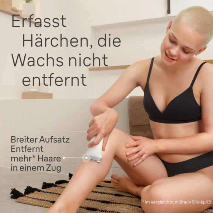 Braun Braun Silk-épil 7 7-041 Wet & Dry Epilierer - Für ultimative Haarentfernung - Weiß/Silber