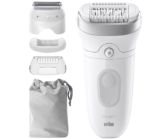 Braun Braun Silk-épil 7 7-041 Wet & Dry Epilierer - Für ultimative Haarentfernung - Weiß/Silber