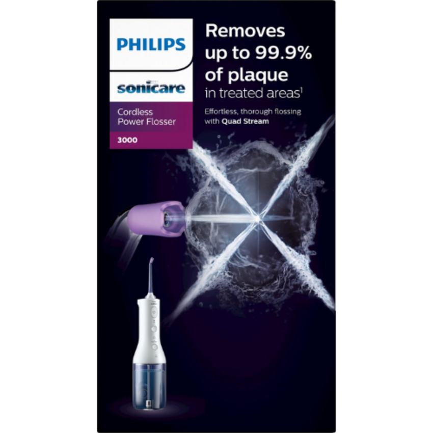 Philips  Philips Sonicare Series 3000 Kabelloser Power Flosser HX3826/31 - Weiß
