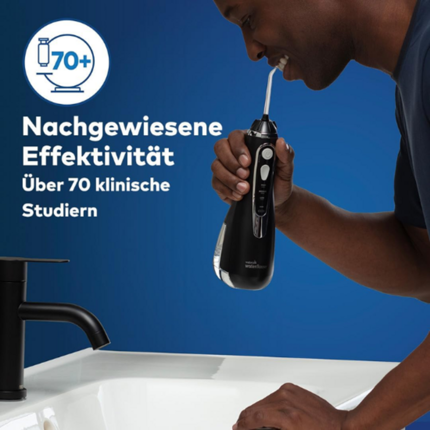 Waterpik WP-582 Advanced Waterflosser Drahtlos Schwarz Waterpik Waterpik WP-582 Advanced Waterflosser Drahtlos Schwarz