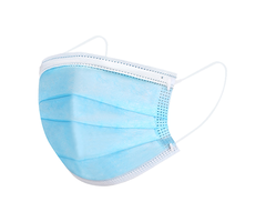 3-lagige Mundmasken - Blau - 10 Stück