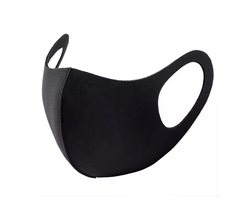 Waschbarer Mundschutz Scuba - Schwarz - 1+1 GRATIS