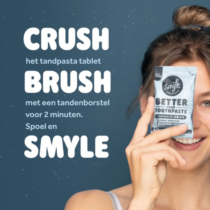 Smyle Smyle Zahnpasta Nachfüll Tabs - Mit Fluorid - 65 Stück