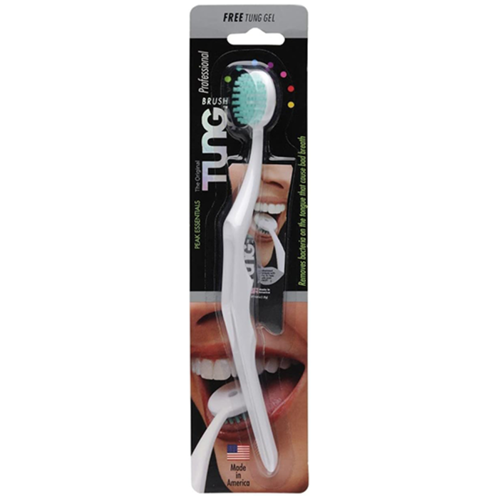 TUNG TUNG Brush Professional Zungenreiniger + TUNG Gel Probe
