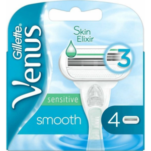 Gillette Venus Sensitive Smooth Rasierklingen - 4 Stück