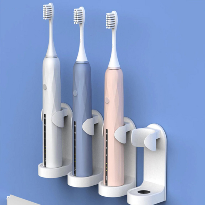 Zahnbürstenhalter Wand Selbstklebend - Weiß