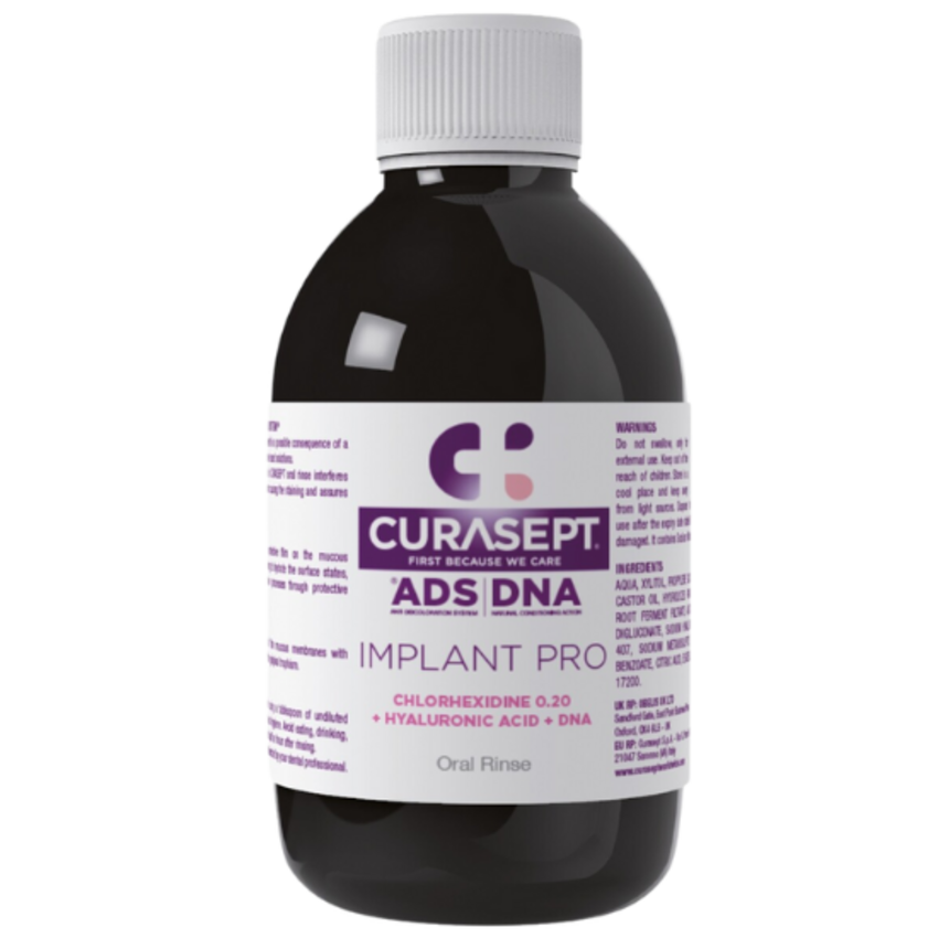 Curasept ADS DNA Implant Pro Mundspülung 0,20% Chlorhexidin - 200 ml Curasept Curasept ADS DNA Implant Pro Mundspülung 0,20% Chlorhexidin - 200 ml