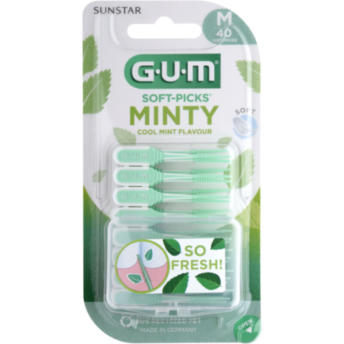 GUM Sunstar GUM Soft-Picks Comfort Flex Cool Mint Medium - 40 Stück