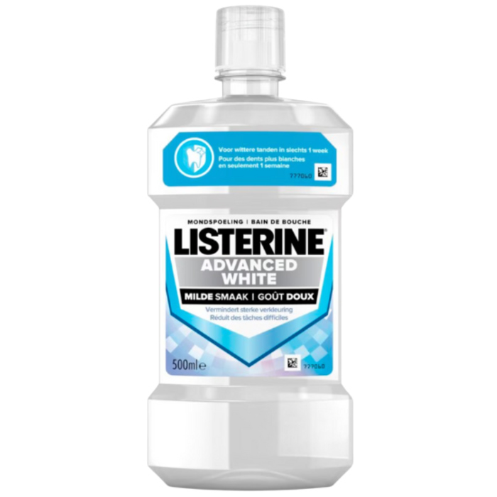 Listerine Listerine Advanced White Milderes Geschmack Mundwasser - 500 ml