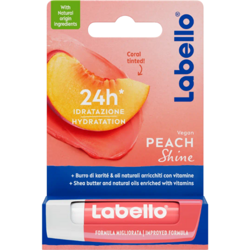 Labello Labello Peach Shine Lippenbalsam - 4,8 g