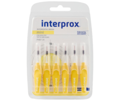 Interprox Interprox Interdentalbürsten Mini Gelb PHD 1,4 mm - 6 Stück