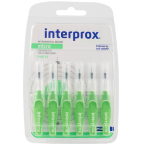Interprox Interdentalbürsten Micro Grün PHD 1,1 mm – 6 Stück