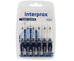 Interprox Interprox Interdentalbürsten Super Conical Dunkelblau PHD 2,0 mm - 6 Stück