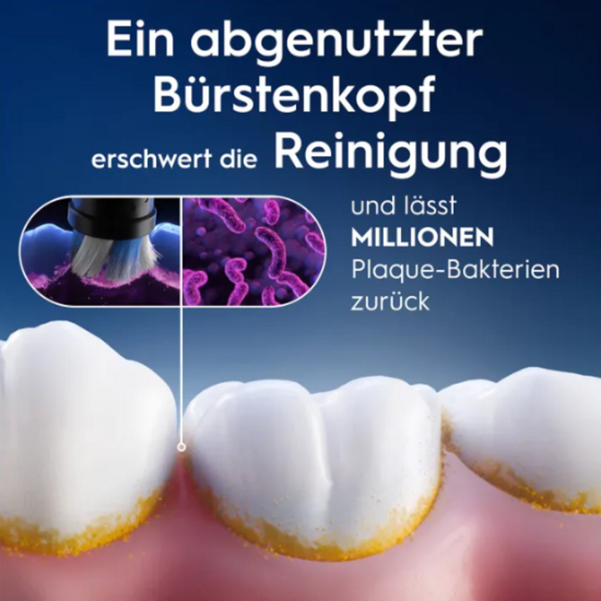 Oral-B iO Sanfte Reinigung Weiß Aufsteckbürsten - 4 Stück Oral-B Oral-B iO Sanfte Reinigung Weiß Aufsteckbürsten - 4 Stück
