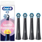 Oral-B iO Sanfte Reinigung Schwarz Aufsteckbürsten - 4 Stück Oral-B Oral-B iO Sanfte Reinigung Schwarz Aufsteckbürsten - 4 Stück