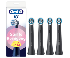 Oral-B Oral-B iO Sanfte Reinigung Schwarz Aufsteckbürsten - 4 Stück